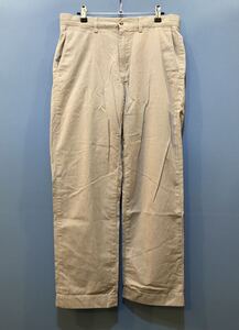 ポロラルフローレン PRESTON PANT 32/32 プレストンパンツ 175/82A Polo Ralph Lauren コットン100％ 茶系縞