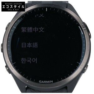 1円 GARMIN ガーミン ブラック FORERUNNER 965 スマートウォッチ 腕時計