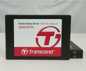 【3枚セット】Transcend TS64GSSD370 2.5インチ SSD SATA 64GB 中古品 ゆうパケット発送 即日発送 一週間返品保証 【H24092202】