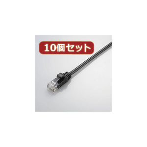 まとめ得 10個セット エレコム Gigabit やわらかLANケーブル(Cat6準拠) LD-GPY BK2X10 x [2個] /l