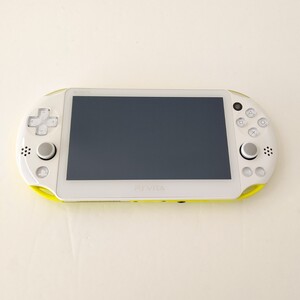 SONY　psvita 2000 ライムグリーンホワイト 画面極美品　ゲーム機