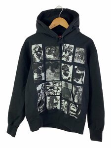 Supreme◆Collage Grid Hooded Sweatshirt/パーカー/S/コットン/ブラック