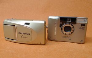 l★701 フィルム カメラ まとめ 2点 ①OLYMPUS i ZOOM 75 APSカメラ ②OLYMPUS i zoom 2000 APS /60