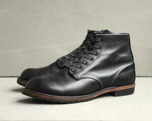 【US10D 28cm】【廃盤】16年製 レッドウイング 9014 ベックマン 黒 ブラック プレーントゥ ブーツ RED WING BECKMAN ROUND