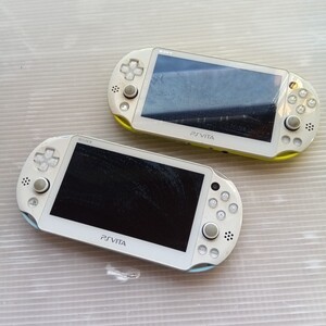 ☆　PlayStation プレイステーション PSVITA SONY　本体　２台まとめて　動作未確認　ジャンク　☆