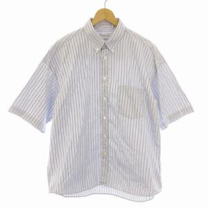 JOURNAL STANDARD TRISECT 24SS FAT SHIRT THOMAS MASON ファットシルエット ボタンダウン ボーダー 半袖 S/S S