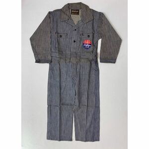 K139 希少 デッドストック アメリカ 製 ストライプ オールインワン キッズ vintage ビンテージ USA stripe dead stock ALL IN ONE