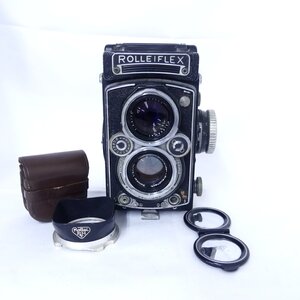 【送料無料】 ROLLEIFLEX ローライフレックス Heidosmat f2.8 75mm Xenotar f3.5 75mm 二眼レフ フィルムカメラ 現状渡し USED /2412C