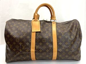 【J291】正規品 美品 LOUIS VUITTON ルイヴィトン キーポル 50 ボストンバッグ モノグラム 本物保証 b