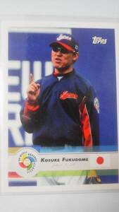 09WBC 　Topps　 福留孝介　中日―阪神