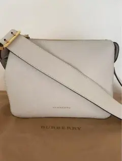 BURBERRY レザー&ヴィンテージチェックバッグ