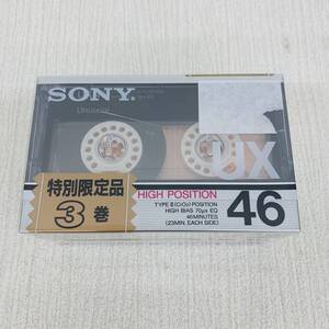 カセットテープ 3UX46SP UX46 SONY ハイポジ 3点セット ※2400010358913