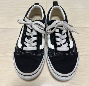 【VANS（ヴァンズ）】スニーカー/キッズ/ボーイズ/ガールズ/ブラック×ホワイト/20cm