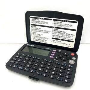 【K】Canon　キャノン　電子辞書　国語辞典　wordtank　IDP-610J　通電〇　文具　辞書　学習道具　中古　現状品【3568】T