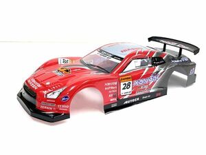 【１円即決】日産 R35 GTR タイプ 赤 1/14 ドリフトラジコンカー用 スペアボディー ※練習用、乗せ換え、予備におススメです！