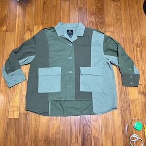 W closet ダブルクローゼット　シャツ ジャケット　レディース　サイズフリーCOTTON 長袖シャツ