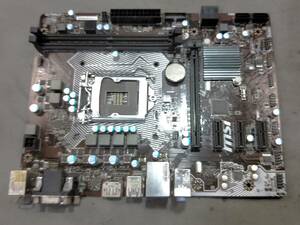 【中古パーツ】BIOS確認のみ、MSI H110M-S03 マザーボード ＩＯパネル付き LGA1151 ■MB5611