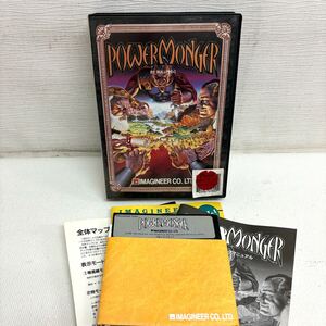 0116D6 POWER MONGER パワーモンガー PCゲーム X68000ソフト 5インチ 2HD 52HD BULLFROG IMAGINEER イマジニア ゲーム フロッピー