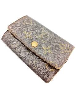 【美品】【真贋保証】LOUIS VUITTON ルイヴィトン モノグラム ミュルティクレ6 キーケース 6連 M62630【中古】io-0221-kc