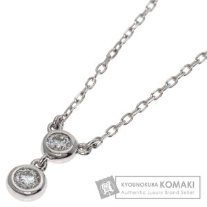 MIKIMOTO ミキモト ダイヤモンド ネックレス ネックレス K18ホワイトゴールド レディース 中古