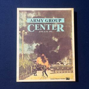 《ユニット未切断》3W ARMY GROUP CENTER ミーンスク電撃戦 和訳付き ウォーゲーム ボードゲーム 戦闘 戦争 レア 当時物 海外 コレクター