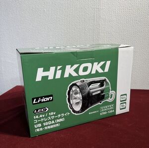  【新品】HiKOKI/ハイコーキ UB18DA コードレスサーチライト 照明 工事 アウトドア 夜間作業　送:100