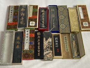 古墨 中国墨 書道具 絶佳呉竹/上海墨廠出品/胡開文廠墨/中国書画墨など