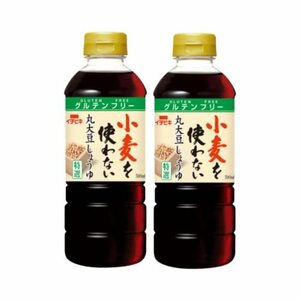 イチビキ 小麦を使わない丸大豆しょうゆ 500ml×2本