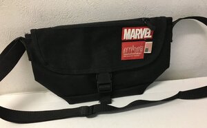 ◆Manhattan Portage マンハッタンポーテージ MARVEL マーベル ミニ メッセンジャーバッグ 黒 美