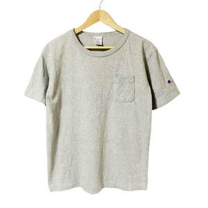 USA製 Champion チャンピオン T1011 Tシャツ 半袖 無地 M 霜降り グレー メンズ A2