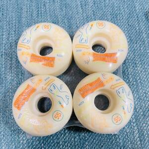 レア品　FOOTWORK SKATEBOARDS　55mm 硬度不明 WHEEL　スケートボード　ハードウィール