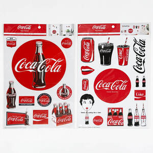 ■Coca-Cola×DAISO コラボ・ウォールステッカーシート×2枚セット新品■