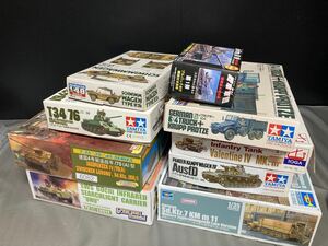 【C.set9】 “ジャンク” 未組立 プラモデル 戦車 車両 TAMIYA Dragon トランペッター等　9個セット