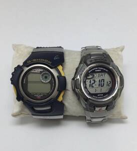 EE26■【QZ/不動品/ソーラー/稼働】腕時計 2点まとめ CASIO G-SHOCK カシオ DWX-101 / MTG-900 デジタル 現状品