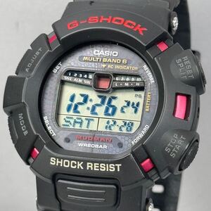 未使用同様 極美品 G-SHOCK GW-9010-1AJF MUDMAN マッドマン タフソーラー 電波受信 電波ソーラー マルチバンド6 ブラック マッドレジスト