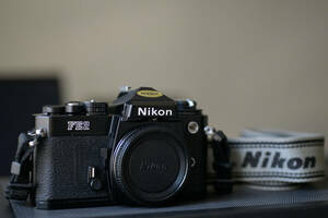 Nikon FE2 35mm Film SLR Manual Focus Camera Body Black - Film Tested, But Read 海外 即決