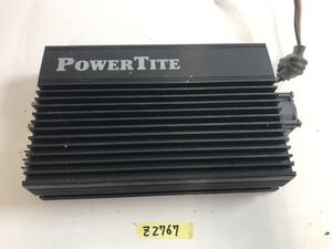 （Z-2767）POWERTITE カーアンプ DC-241240S 動作未確認　現状渡し