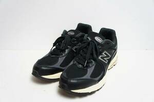 極美品 復刻 2024年製 New Balance ニューバランス 2002 ローカット スニーカー シューズ M2002RIB 黒 サイズ27.5cm 本物 817O▲