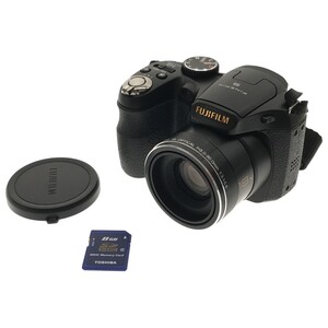 【動作美品】FUJIFILM FinePix S2800HD 5.0-90.0mm F3.1-5.6 Black 単三電池仕様 1400万画素 光学18倍ZOOM SDカード8GB付 デジカメ C3898