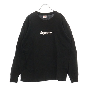 SUPREME シュプリーム 20AW Box Logo L/S Tee ボックスロゴ ロングスリーブカットソー 長袖Tシャツ ブラック