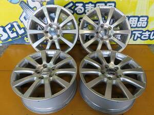 ☆ジープ グランドチェロキー WH57 純正 BBS RD331 18インチ アルミ ホイール 7.5J +50.8 5穴 PCD127 シルバー 4本 中古 Jeep☆