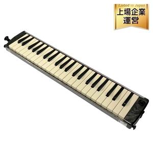 鈴木楽器 SUZUKI HAMMOND PRO-44HP エレアコ 鍵盤 ハーモニカ ソフトケース付き 楽器 中古 T9585194