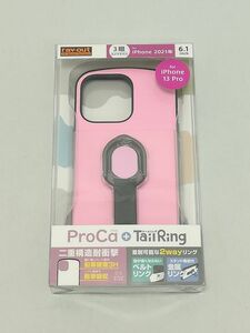未開封　未使用★iPhone 13 Pro 耐衝撃 ProCa + TailRing/ペールピンク ケース / カバー RF-P32AC5/PP