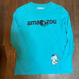 Amazou ランドリージャパン 長袖Tシャツ ゾウ柄 Mサイズ