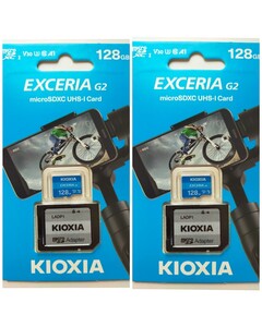 キオクシア　KIOXIA　microSDカード　128GB　2枚