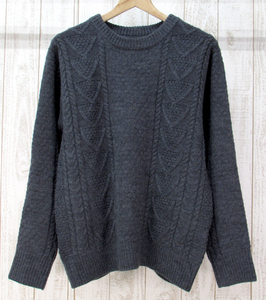 128AH NEIGHBORHOOD 18aw CABLE AW-CREW.LS 182MANH-KNM04【中古】