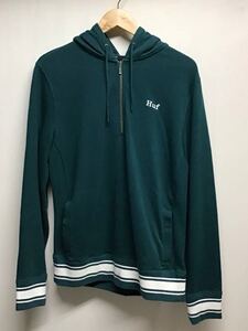 【HUF ハフ】Relay Anorak Hoodie パーカー Sサイズ グリーン コットン 2407oki h