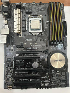 マザーボード CPU メモリセット（ASUS H97-PRO / Core i7-4770 / DDR3 PC3-12800 CL9 8GB×4）