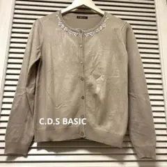 C.D.S BASIC ビジューカーディガン　22