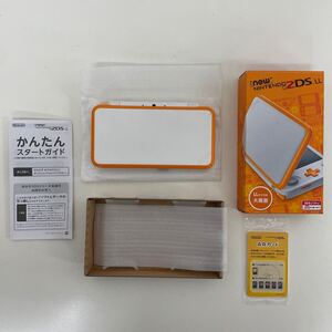 動作OK ARカード未開封 Newニンテンドー2DSLL ホワイト オレンジ JAN-001 Nintendo 任天堂 ゲーム 250115KG